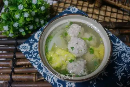 Sausage meatball soup