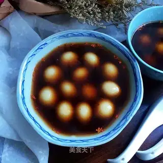 Red sugar cinnamon soup