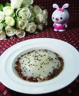 Black sesame raisins dry rice