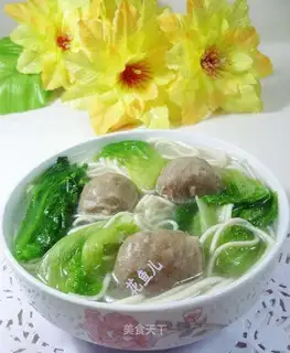Noodles for meatballs