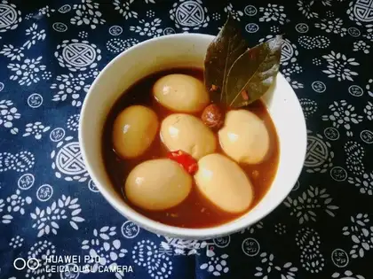 Soy eggs