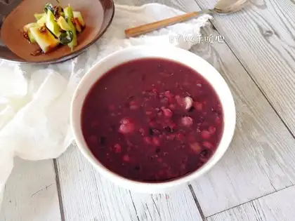 Red bean, black rice