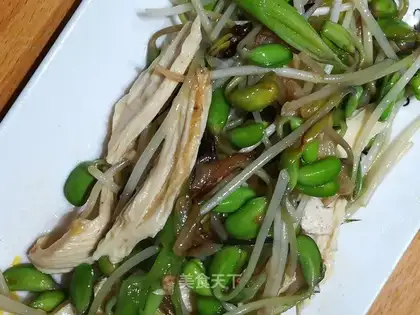 Black bean sprouts