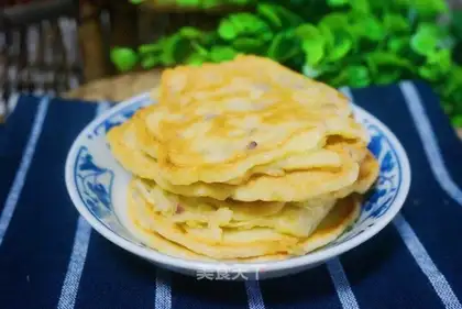Onion eggcake