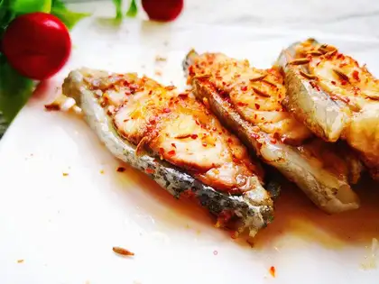 Fried sea cucumbers