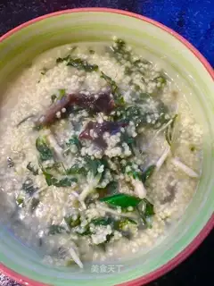 The greasy rice porridge