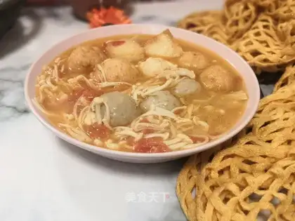 ♪ Golden pins and mushroom soup ♪