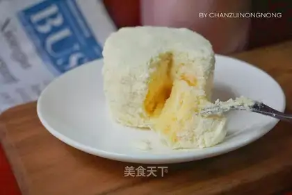 Snow cheesecake