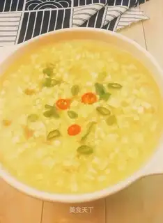 Egg flower tofu soup