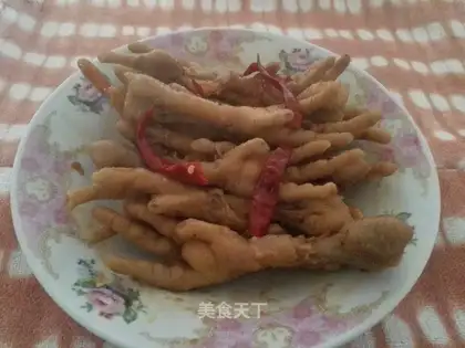Spicy chicken claws