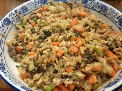 Beef fried rice