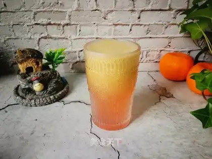Orange red juice