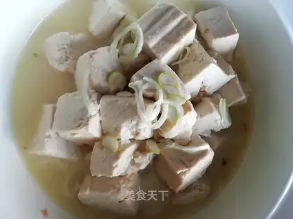 Tofu soup
