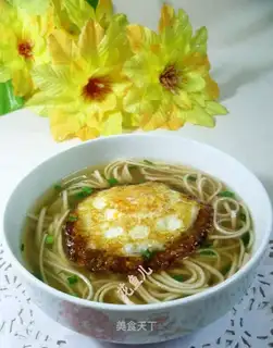 ♪ Fried egg oatmeal noodles ♪