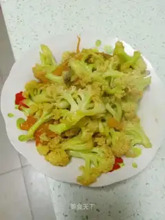 Tomato fried flowers