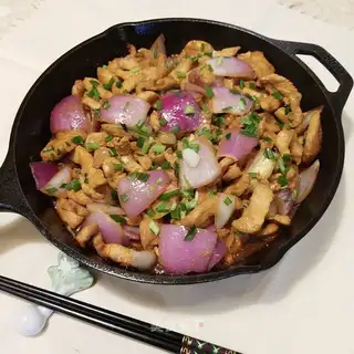 Onion fried chicken