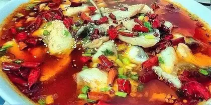 Boiled fish