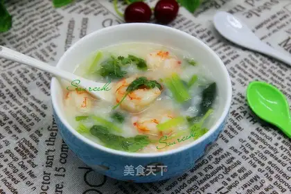 Shrimp spinach