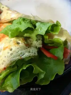Goose omelet spicy gravy