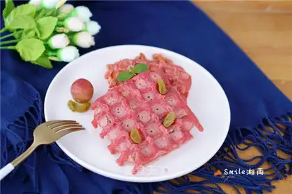 Flamingo waffles