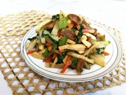 Sausage and vegetables