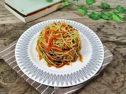 Peas sprouts carrots