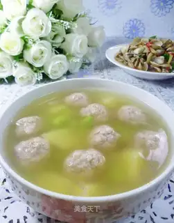 Meatball potato soy