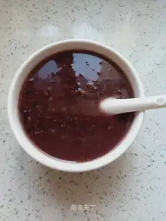 Red-tree, black rice congee