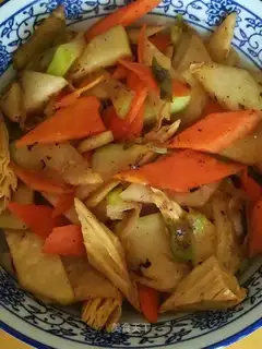 Three-colour fried