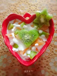 Yogurt and fruit