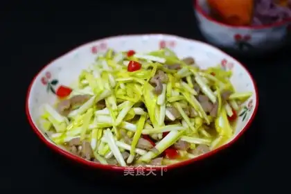 Garlic fried meat