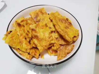 Carrot omelet