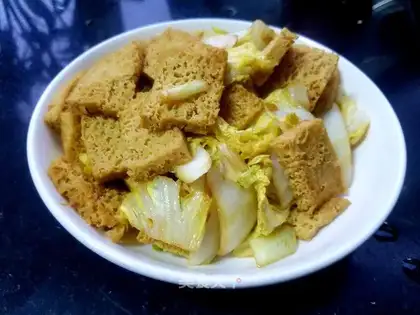 Frozen tofu doll food