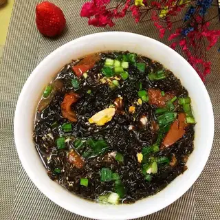 Potato omelet soup