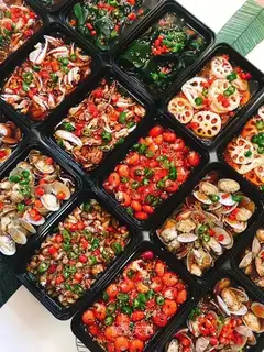 A little seafood
