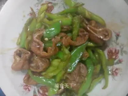 Chili fried intestines