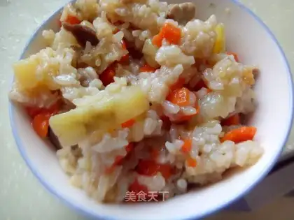 Potato carrots for rice