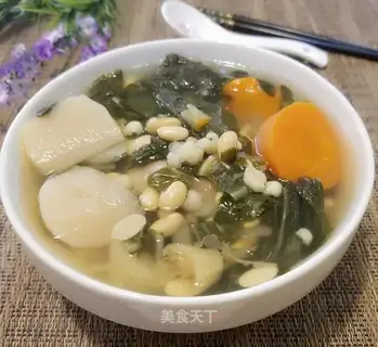 Carrot mountain potion soup