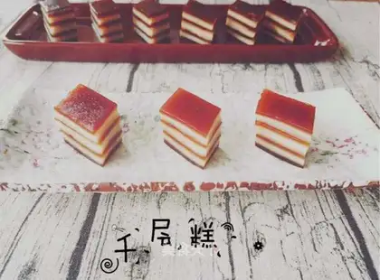 Coconut juice, lasagna