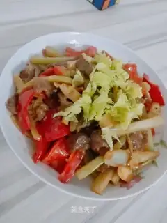 Fried beef