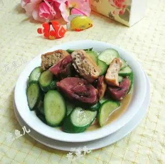 ♪ Little cucumber fried tofu duck leg ♪
