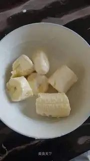 Milked bananas