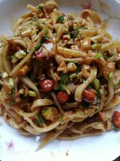 Handmade cold noodles