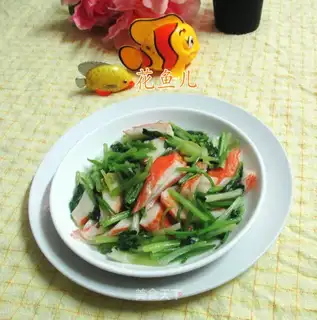 Crab sticks, celery