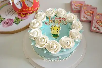 A flower cake
