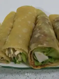 Red mashed burrito