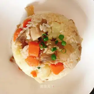 Salted potato rice