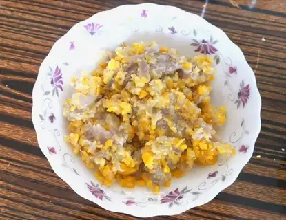 Salted egg potatoes
