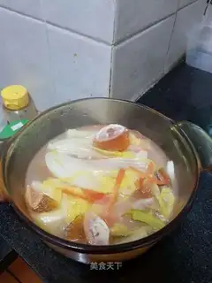 We'll have soup and cabbage