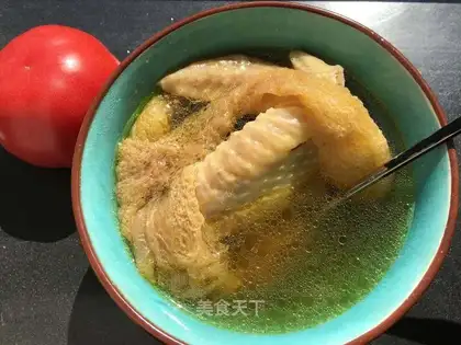 The chicken soup